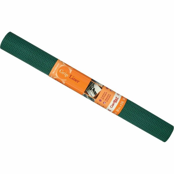 Con-Tact Brand 20 In. x 5 Ft. Hunter Green Beaded Grip Non-Adhesive Shelf Liner 05F-C6F50-01